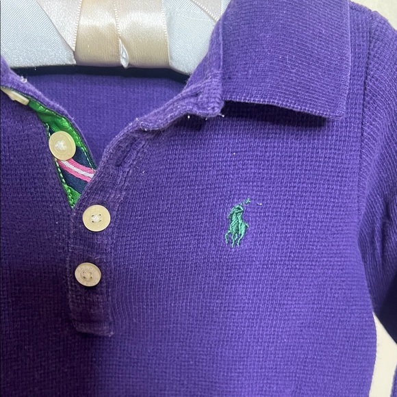 Ralph Lauren Purple Kids Polo Shirt - Picture 3 of 6